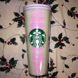 Starbucks iridescent sequin cup